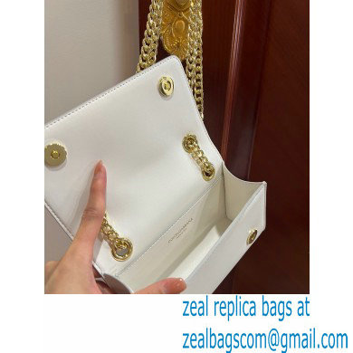 Dolce  &  Gabbana Calfskin 3.5 Chain phone bag White